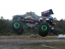 Amsoil sponsored monster frankenstein truck